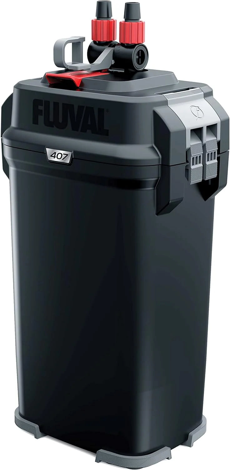 Fluval Aquarium Canister Filter, Black, Up To 100 Gallons - 407 A450