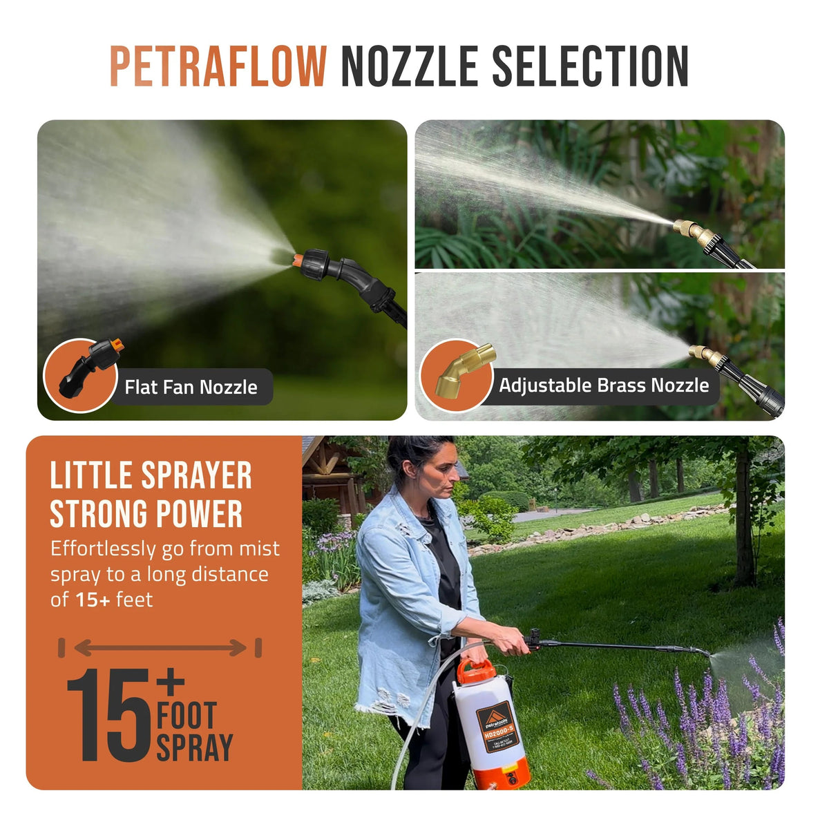 2 Gallon Rechargeable Battery Powered Garden Sprayer