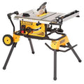 DEWALT 15 Amp Corded 10 in. Jobsite Table Saw With Rolling Stand - DWE7491RS