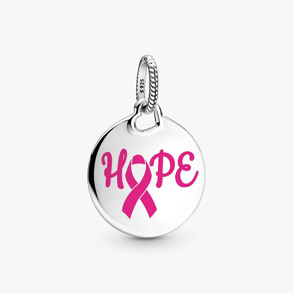 FINAL SALE - Hope Pink Ribbon Pendant
