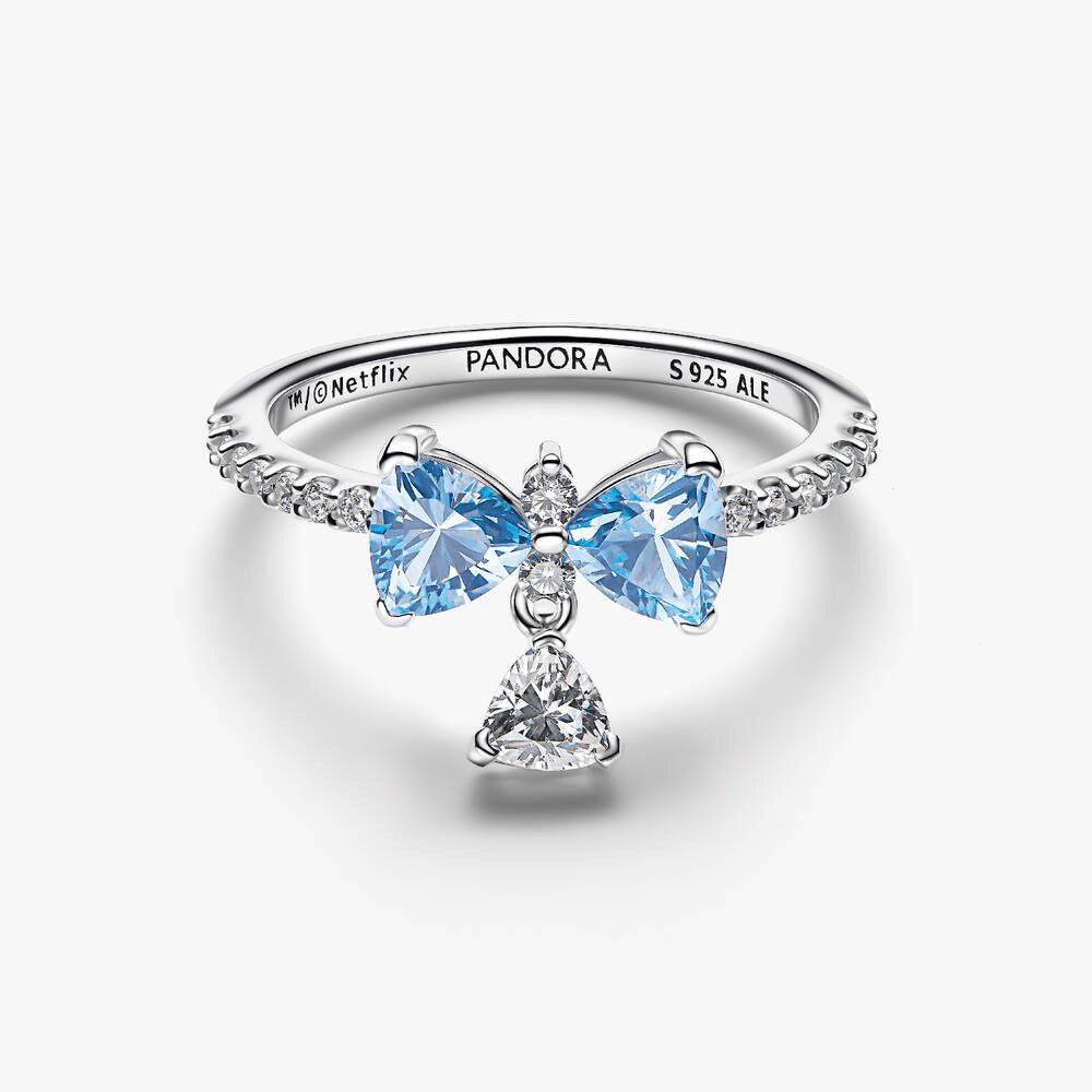 Bridgerton Blue Bow Ring