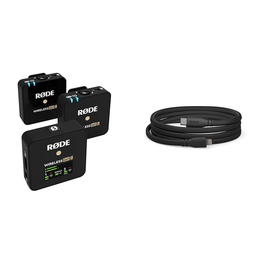 Rode Dual-Channel Compact Wireless Microphone System - Wireless Go II