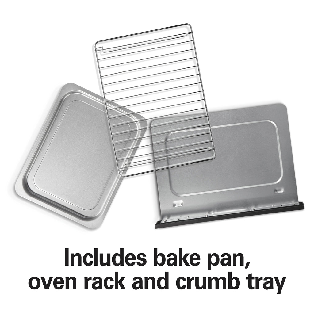 Hamilton Beach 2-in-1 Countertop Toaster Oven And Long Slot 2 Slice Toaster Combo - Stainless Steel