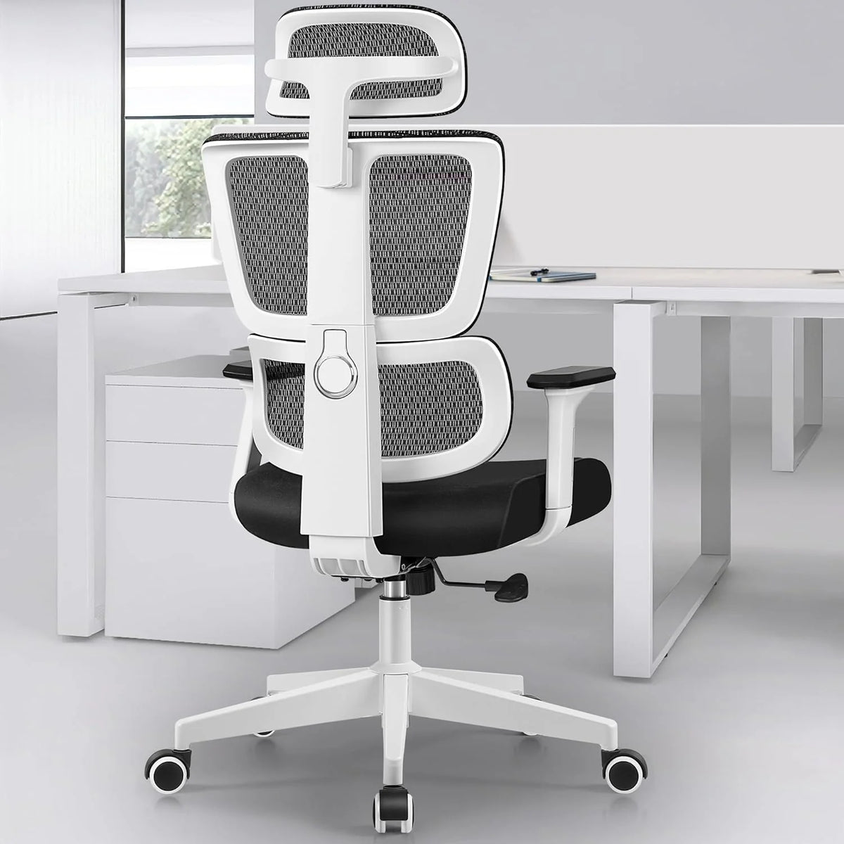 Primy Ergonomic Gaming Office Chair, 23 in D x 12 in W x 20 in H - PR988ZK