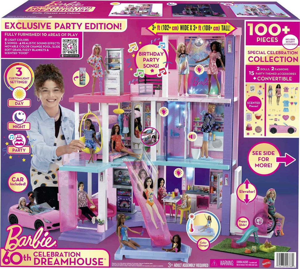 barbie-60th-anniversary-dreamhouse-playset-with-2-dolls-car-100-accessories-9553