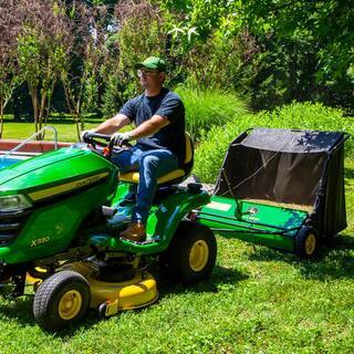 John Deere Tow-Behind Lawn Sweeper, 42 Inch, 24 Cu. Ft. Capacity