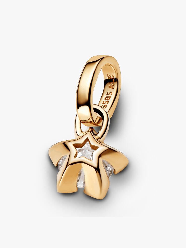 Pandora Talisman 14k Gold Lab-grown Diamond Star Pendant