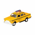 Diecast Taxi, Pull-Back