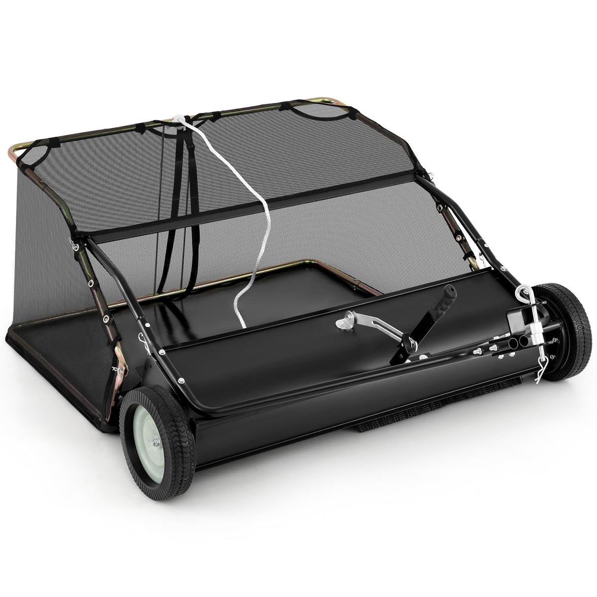 Tow-Behind Lawn Sweeper With 42/48 Inch Brush Width