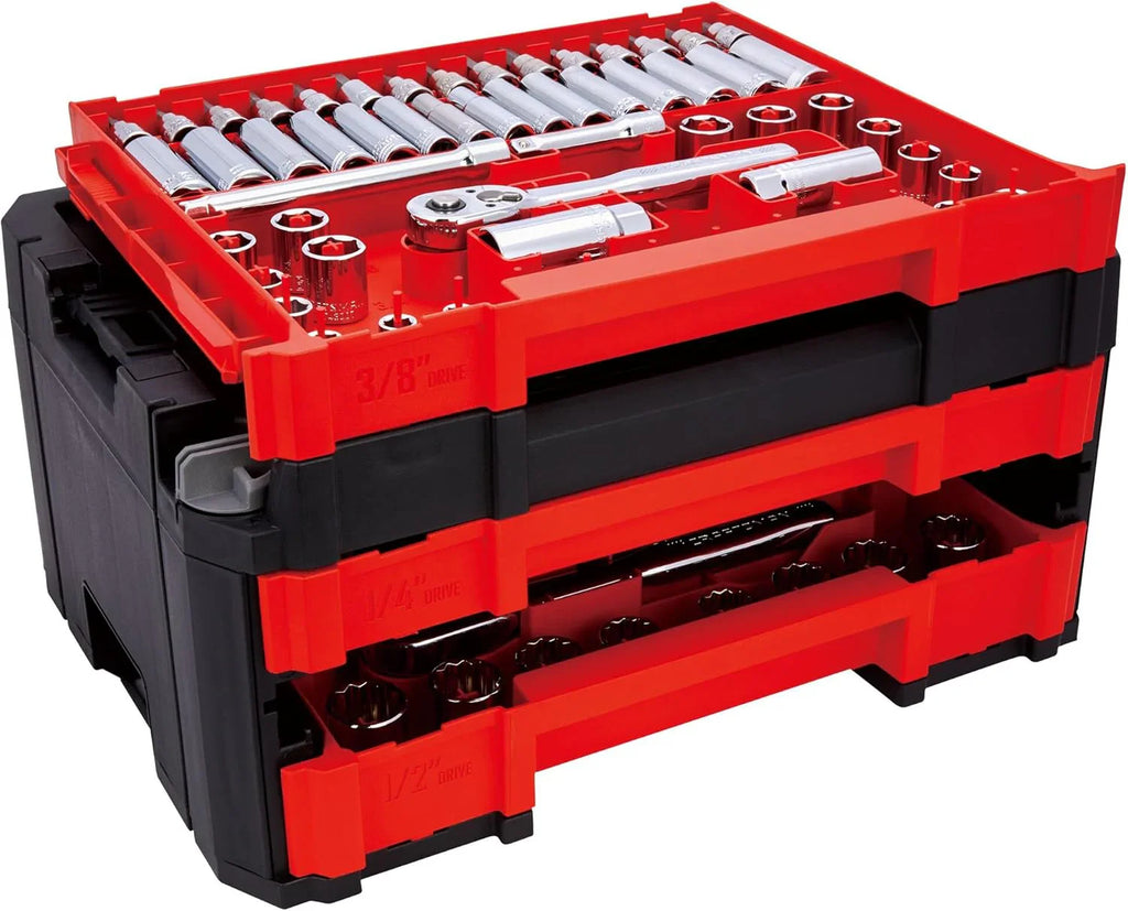Craftsman 262-Piece Mechanic Tool Set With 3-Drawer VERSASTACK Tool Box, SAE/Metric - CMMT45309