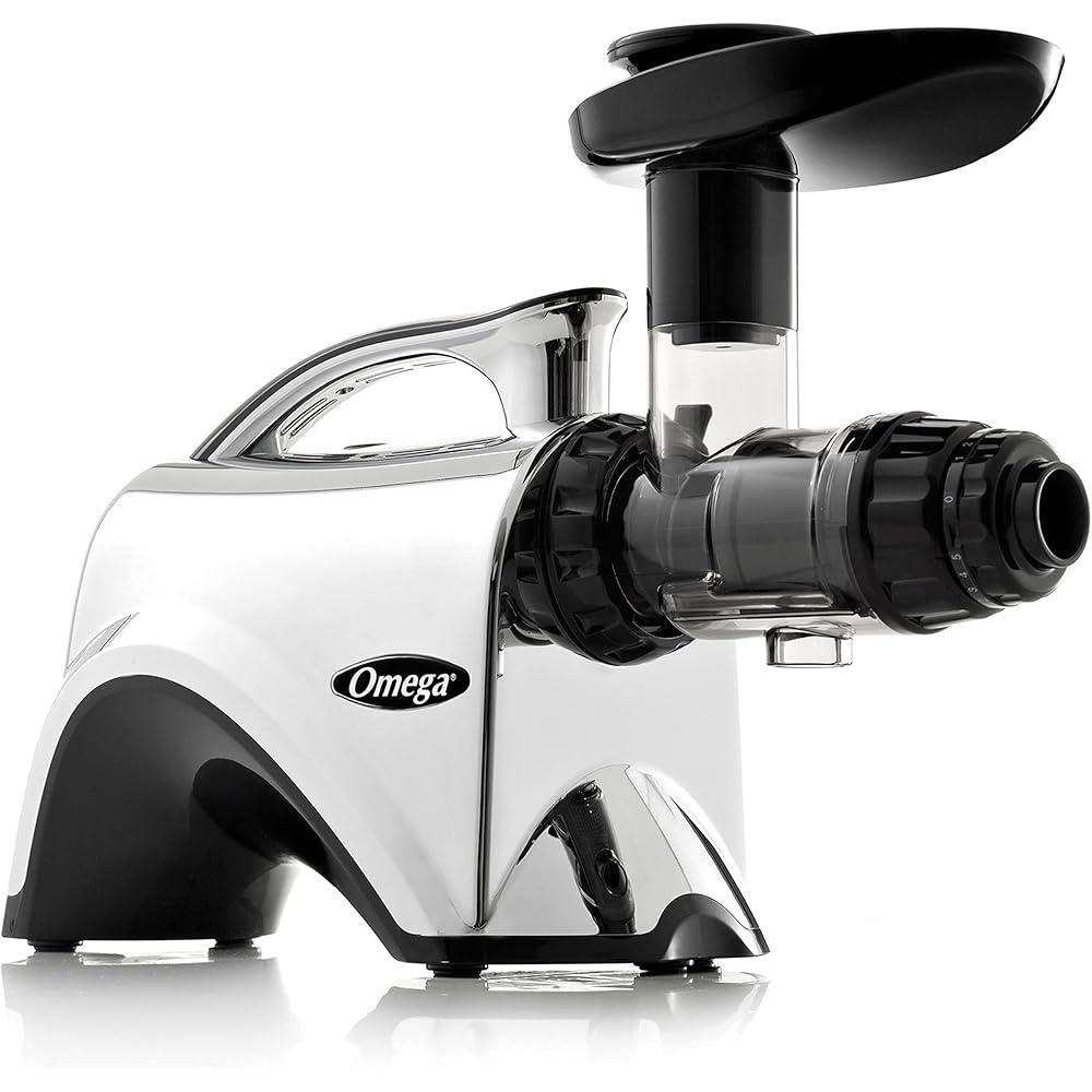 Omega Masticating Juicer, Metallic, 80 RPM, 150 Watts - NC900HD