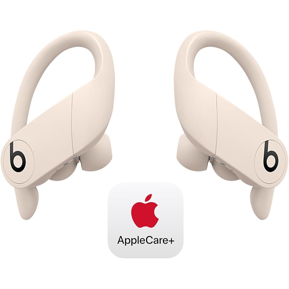Beats Wireless Earphones With AppleCare+ For Headphones 2 Years - Powerbeats Pro, Ivory