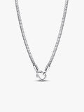 Studded Clasp & Chain Necklace