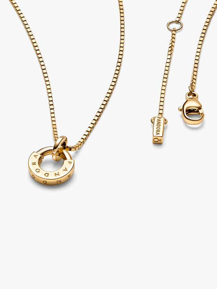 FINAL SALE - Pandora Signature I-D Collier Pendant & Necklace