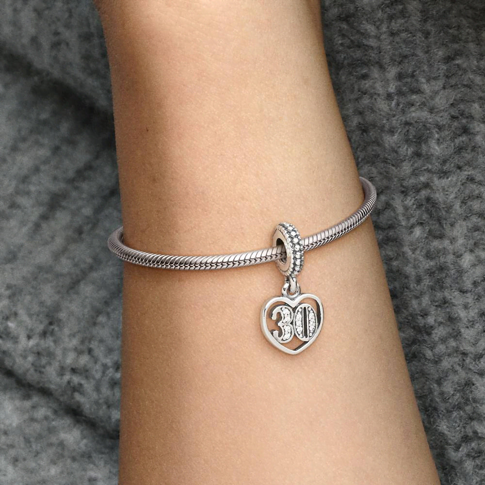 30th Celebration Dangle Charm