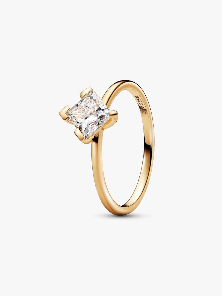 Pandora Nova 14k Gold Lab-grown Diamond Ring