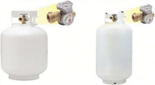 20 lb Steel Propane Tank Cylinder With OPD Valve And Built-In Gauge