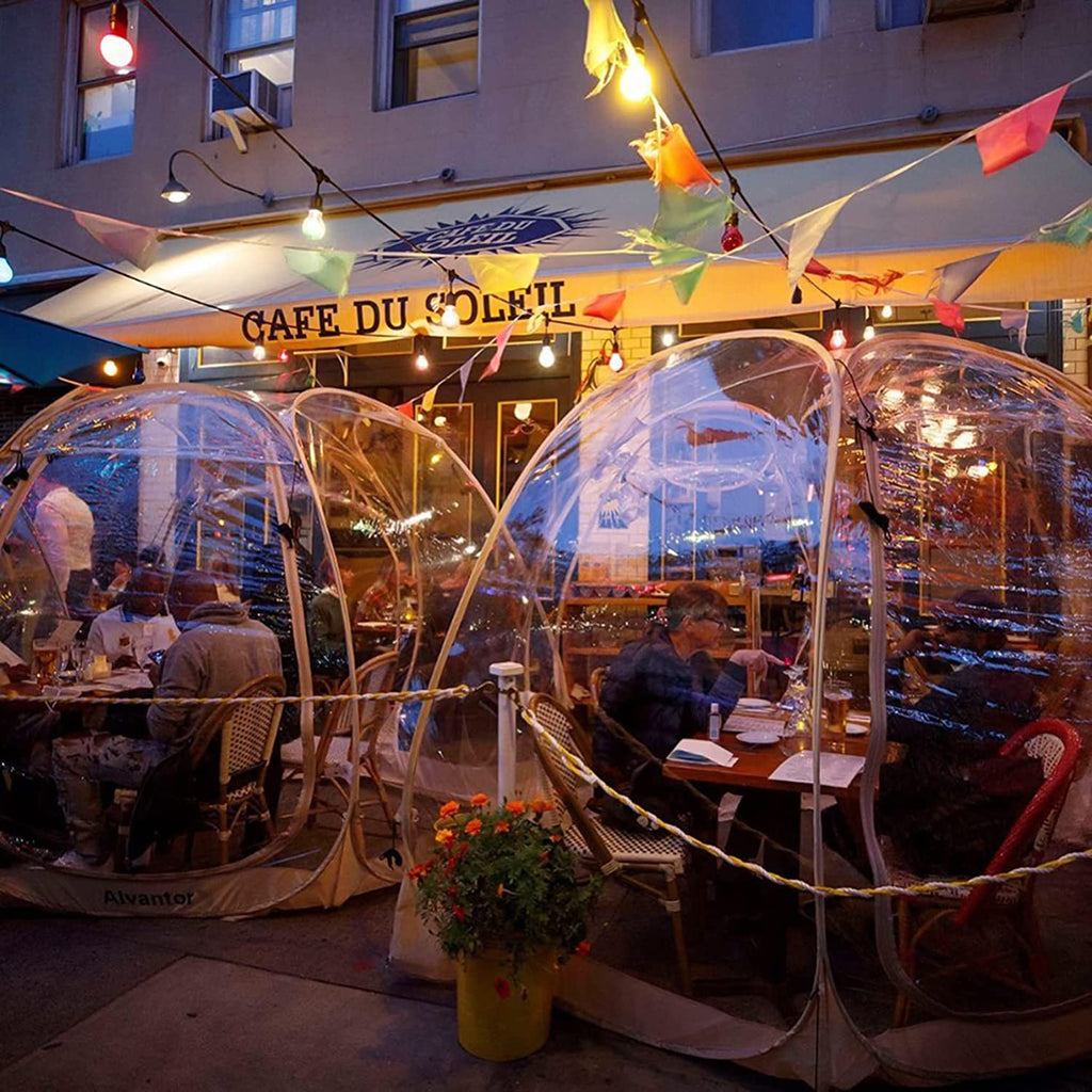 Alvantor Bubble Tent Pop Up Gazebo, 8-10 Person, 3.63.62.4H (m)
