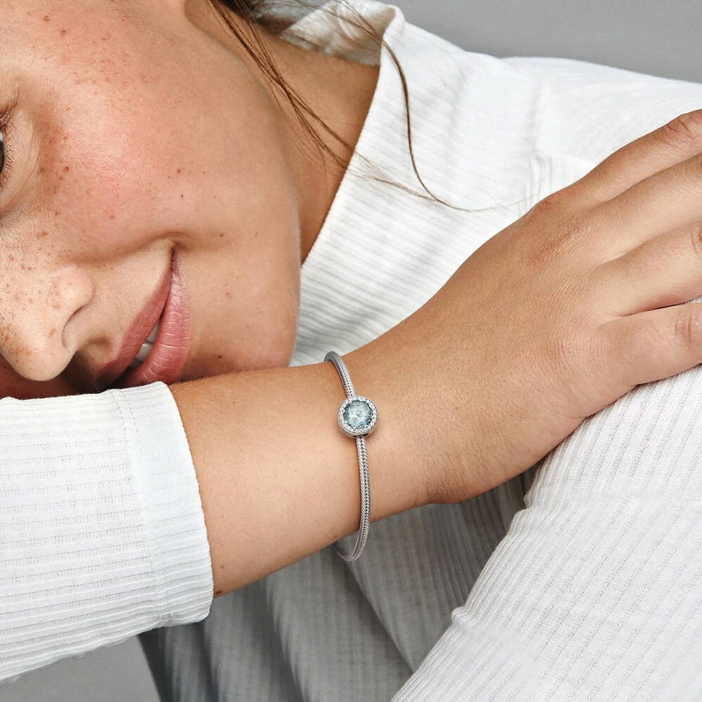FINAL SALE - Sparkling Glacier Blue Charm