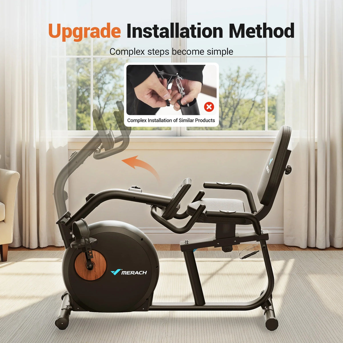 MERACH Recumbent Exercise Bike - S08 / S23
