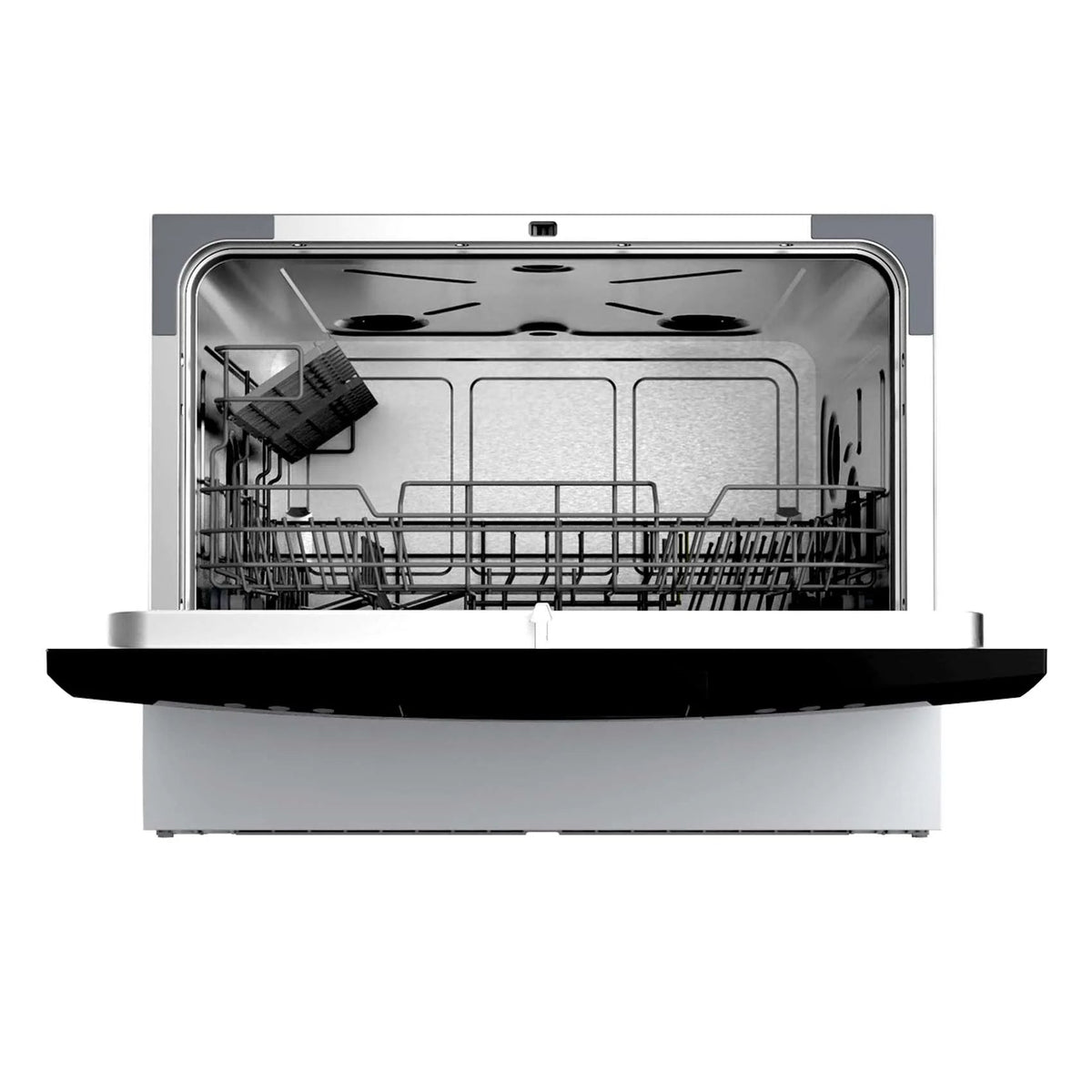 Midea Portable Countertop Dishwasher, 6 Place Settings, 8 Programs, White - MDC22P1AWW