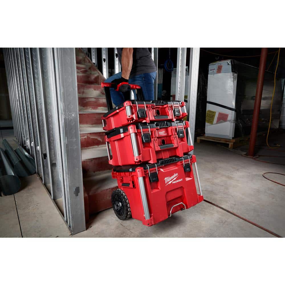 Milwaukee PACKOUT 22 in. Rolling, Large And Medium Tool Box Set - 8426-8425-8424