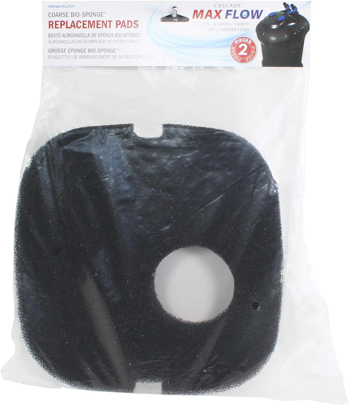PENN-PLAX Cascade Max Flow Aquarium Canister Filter 820 Gallons Per Hour - CMF1