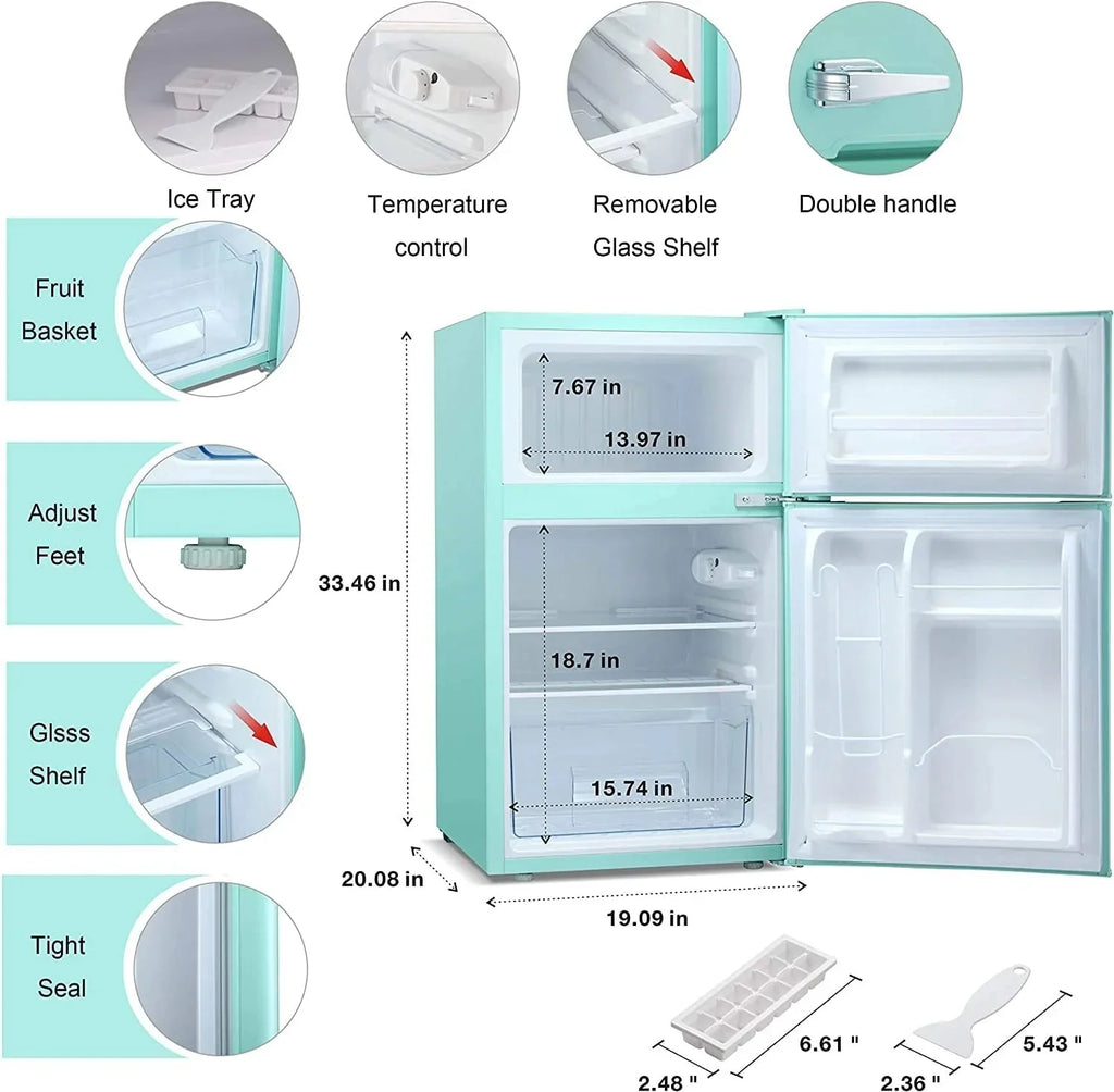 Compact Refrigerator With Freezer - F6893