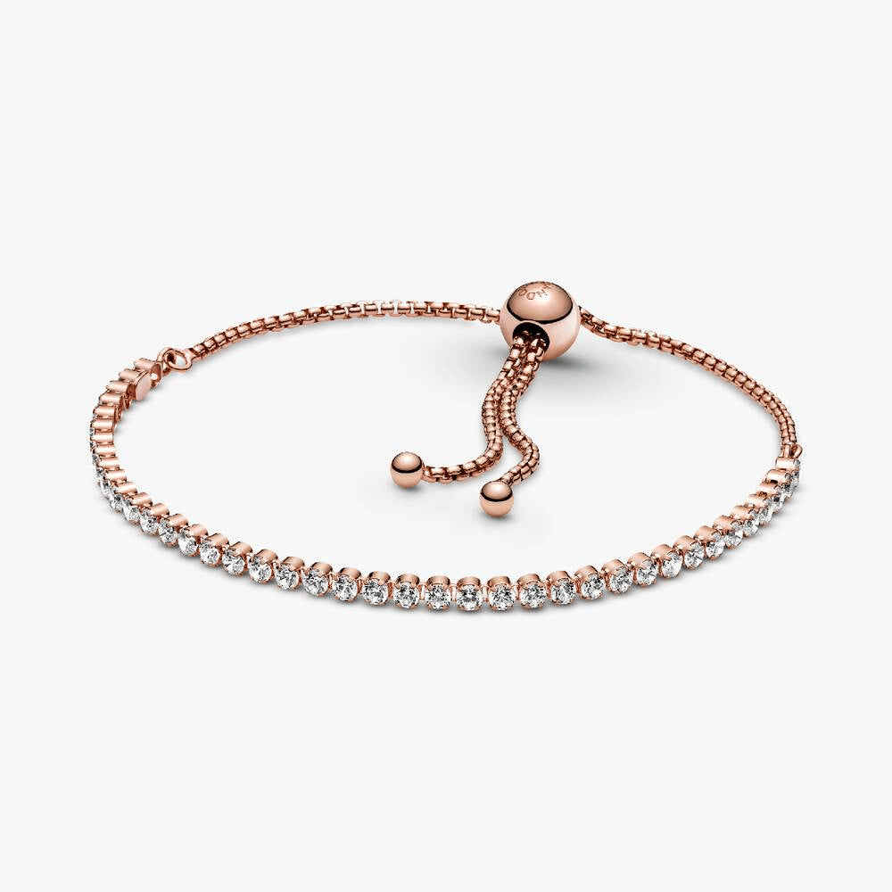 FINAL SALE - Sparkling Slider Tennis Bracelet