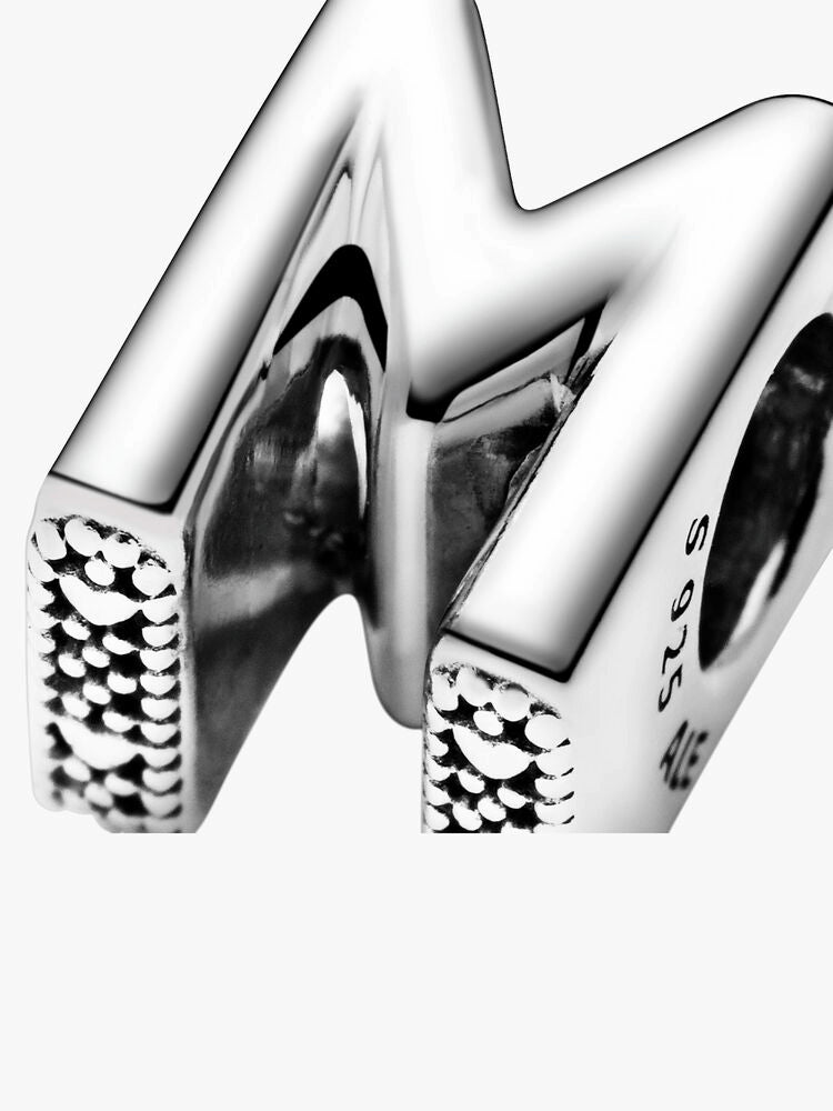 Letter M Alphabet Charm