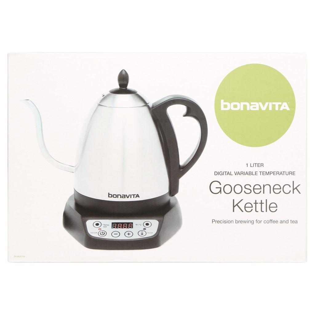 bonavita-10l-variable-temp-gooseneck-electric-kettle-silver-1000w-precise-pour-control-8311