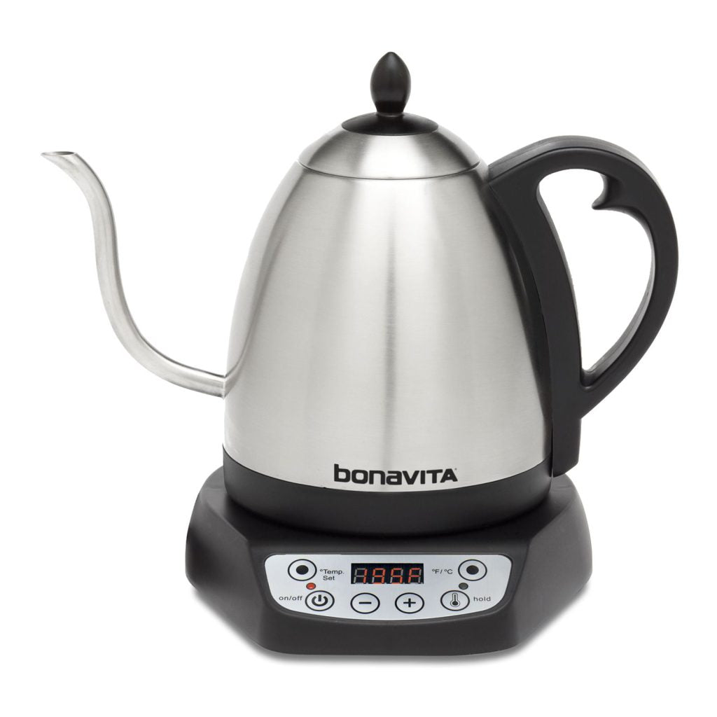 bonavita-10l-variable-temp-gooseneck-electric-kettle-silver-1000w-precise-pour-control-8311