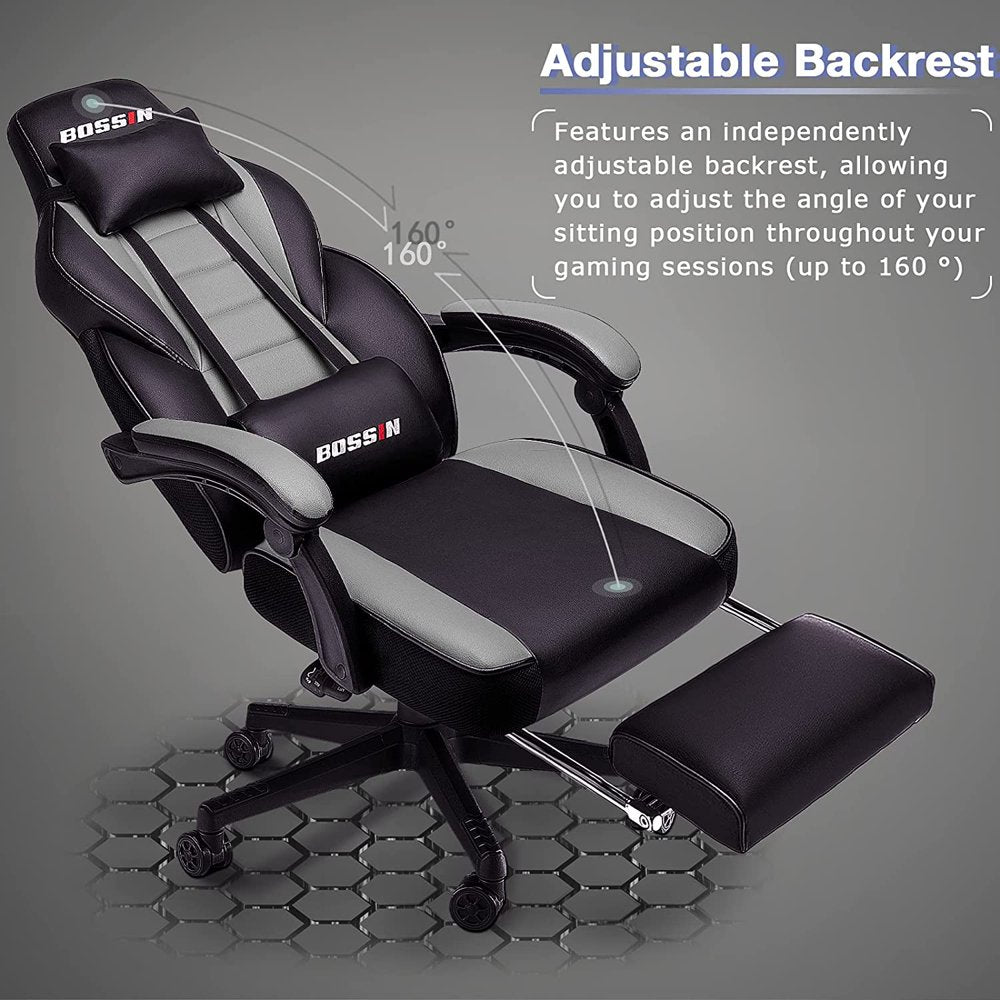 bossin-ergonomic-gaming-chair-with-footrest-headrest-lumbar-support-pu-leather-300-lbs-capacity-reclines-90-155-5836