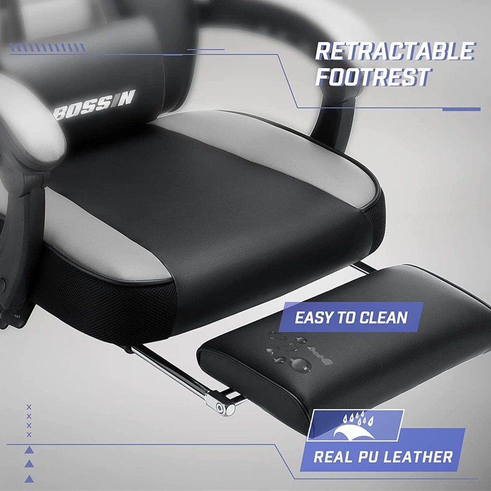 bossin-ergonomic-gaming-chair-with-footrest-headrest-lumbar-support-pu-leather-300-lbs-capacity-reclines-90-155-5836