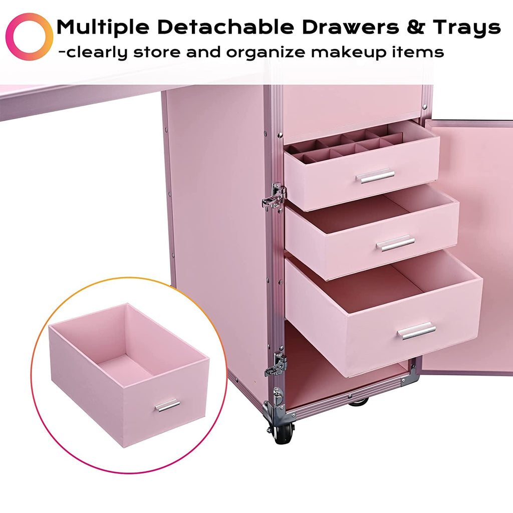 byootique-portable-makeup-workstationpink-rolling-nail-desk-with-mirror-4-drawers-bluetooth-speakers-usb-charging-secure-aluminum-frame-5587