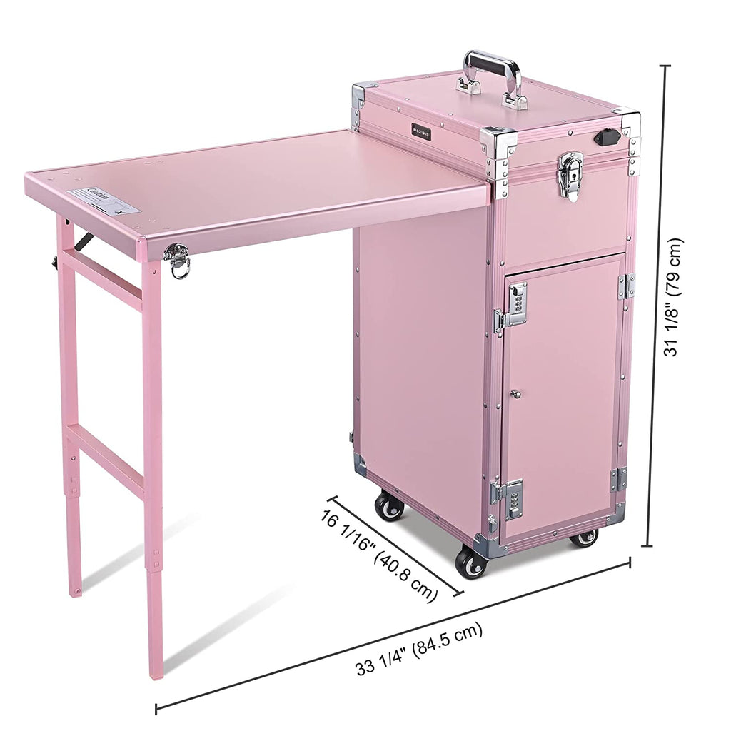 byootique-portable-makeup-workstationpink-rolling-nail-desk-with-mirror-4-drawers-bluetooth-speakers-usb-charging-secure-aluminum-frame-5587