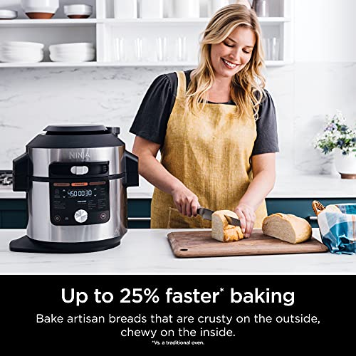 Ninja Foodi Smart XL 14-in-1 8-qt Pressure Cooker Steam Fryer With SmartLid And Thermometer - OL701