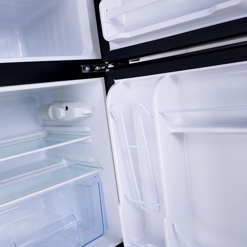 3.2 Cu. Ft. 2-Door Compact Refrigerator With Freezer - Black, Gray Or White