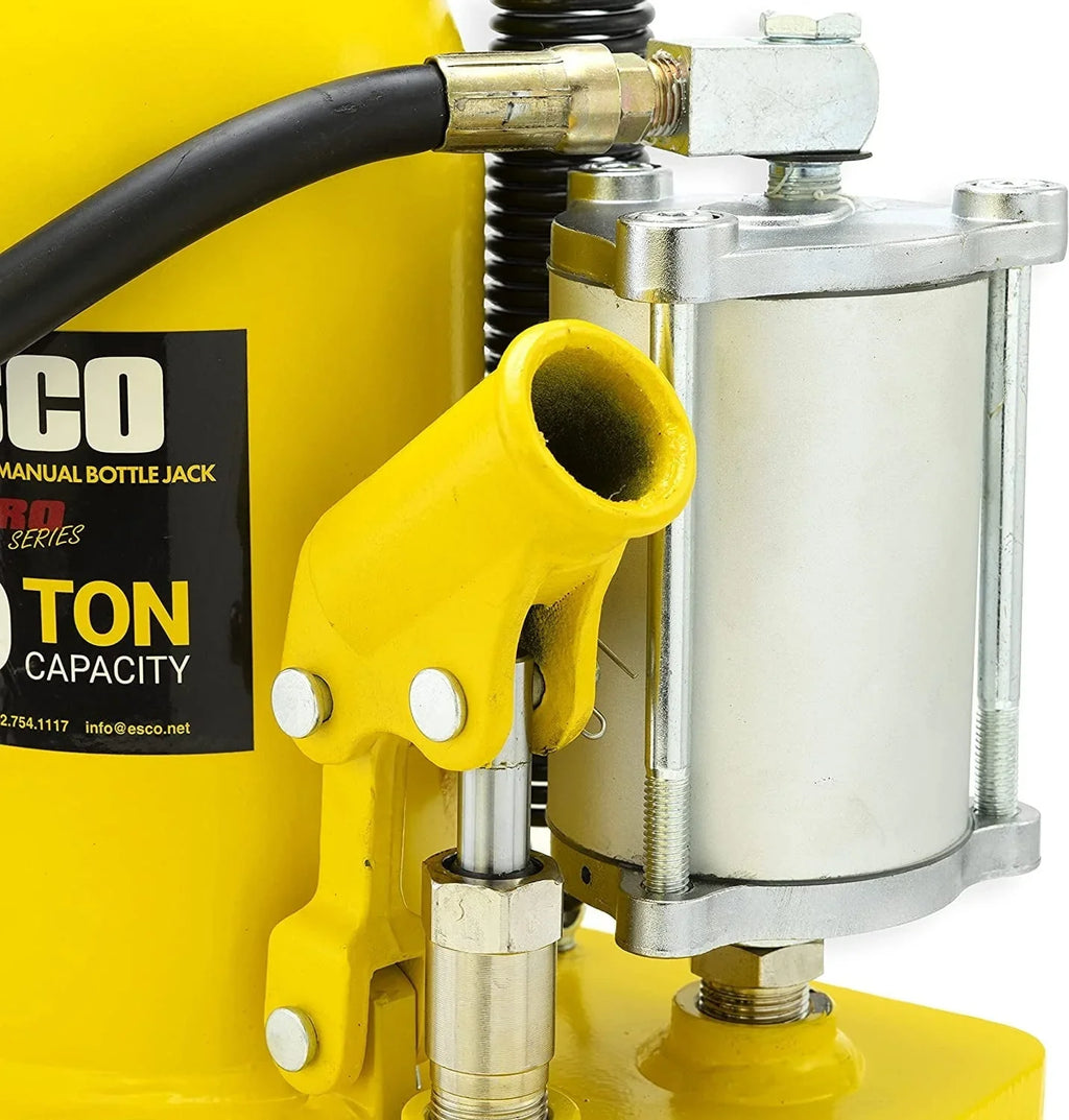 ESCO 30 Ton Pro Series Air Hydraulic Bottle Jack - 10383