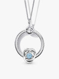 December Birthday Necklace Set