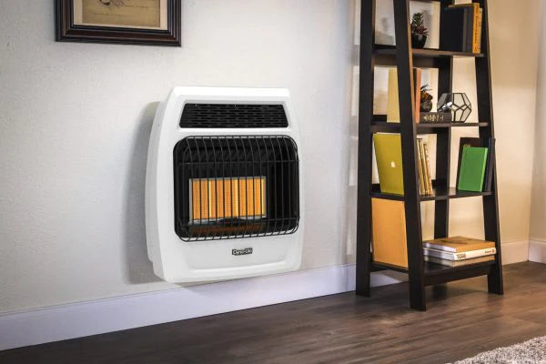 Dyna-Glo Natural Gas Infrared Vent Free Thermostatic Wall Heater, 30,000 BTU