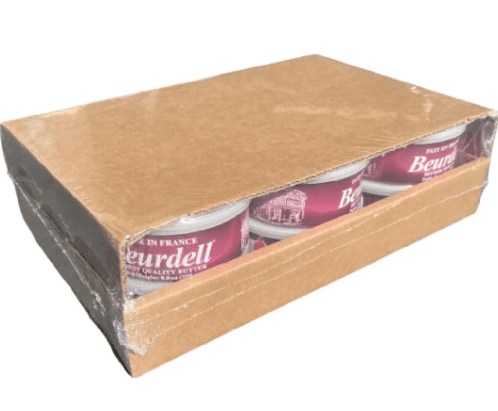Beurdell Canned Salted Pasteurized French Butter, Pack Of 24