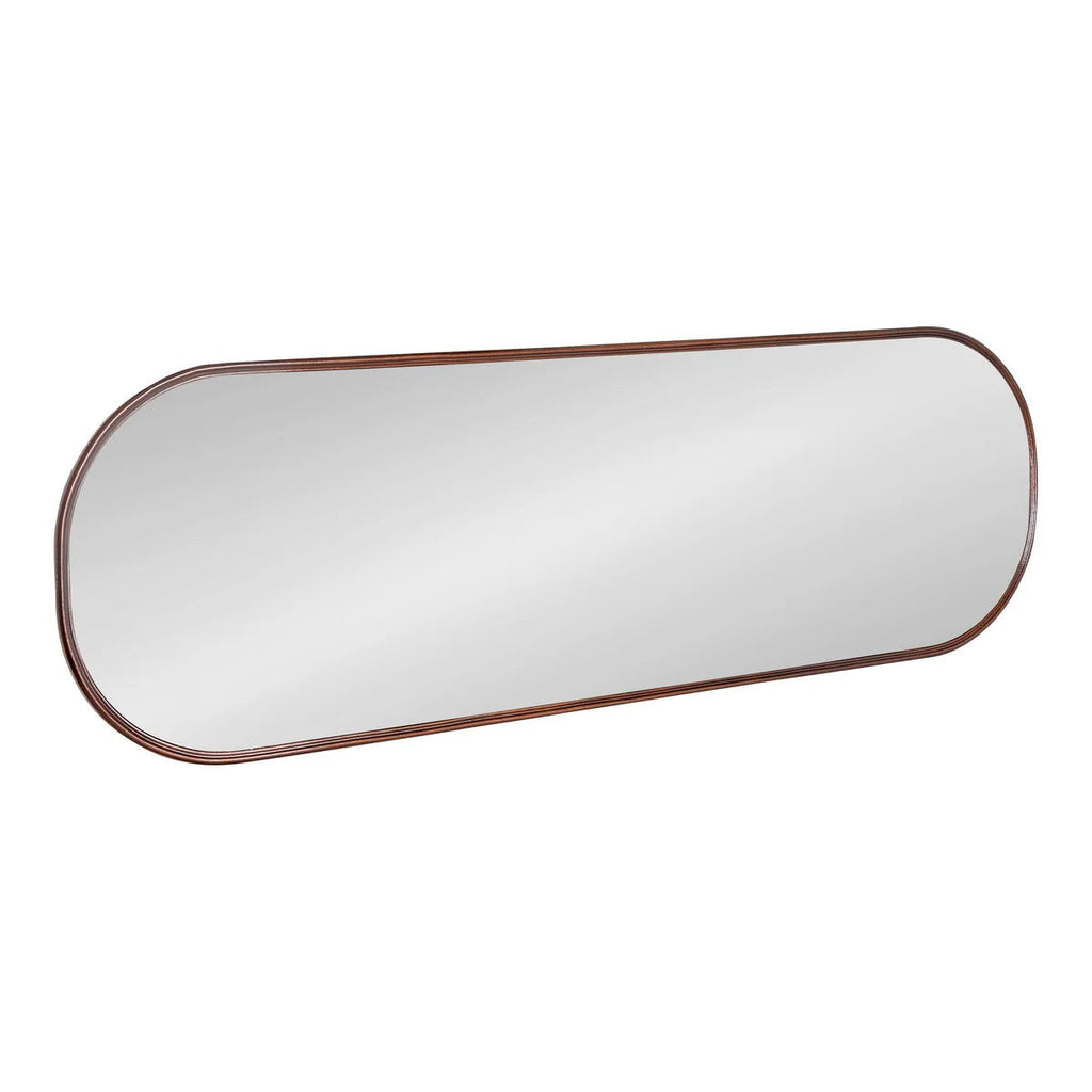 Capsule Framed Wall Mirror, 16x48, 18x24, 22x34, 24x36, Black, Bronze, Gold, Gray, Silver, Antique-Bronze