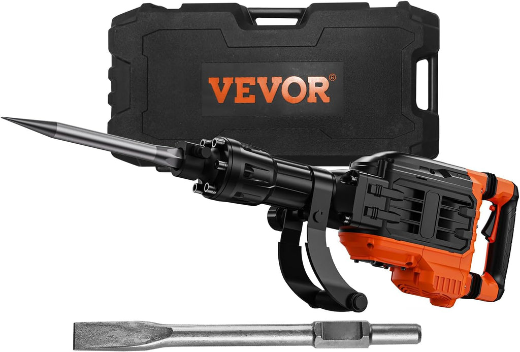 Electric Demolition Hammer 3500 Watts 110 V 13 Amps Yellow