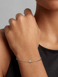 Pandora Infinite Sterling Silver Lab-grown Diamond Chain Bracelet