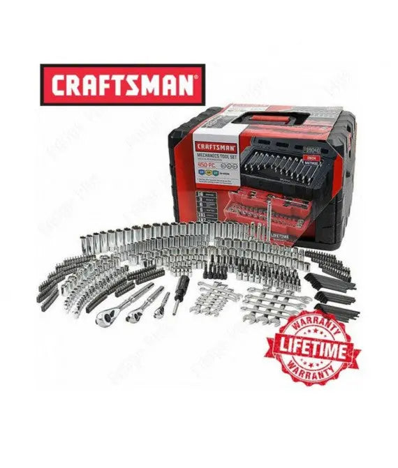 Craftsman Professional Mechanics Tool Set, 450-Piece, Black