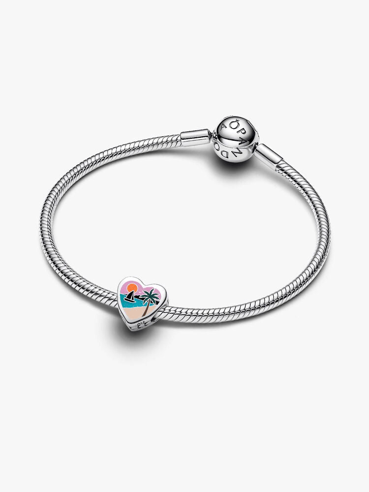 Puerto Rico Heart Charm