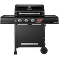 4-Burner Propane Gas Grill, Matte Black, 590 Sq. In. Cooking Space, SearPLUS
