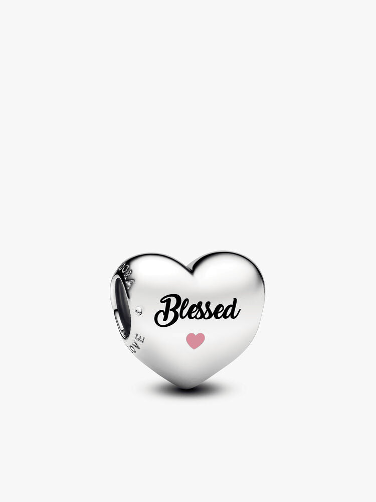 Engravable Blessed Heart Charm