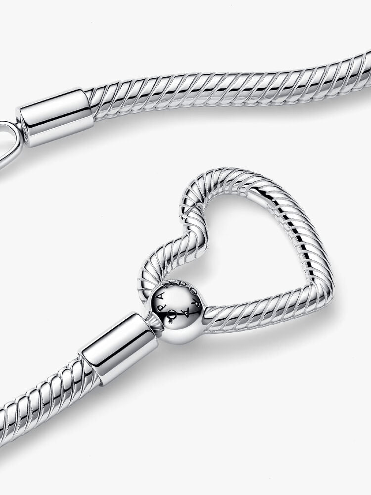 Heart Closure Snake Chain Necklace